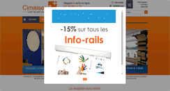 Desktop Screenshot of cimaises-et-plus.com